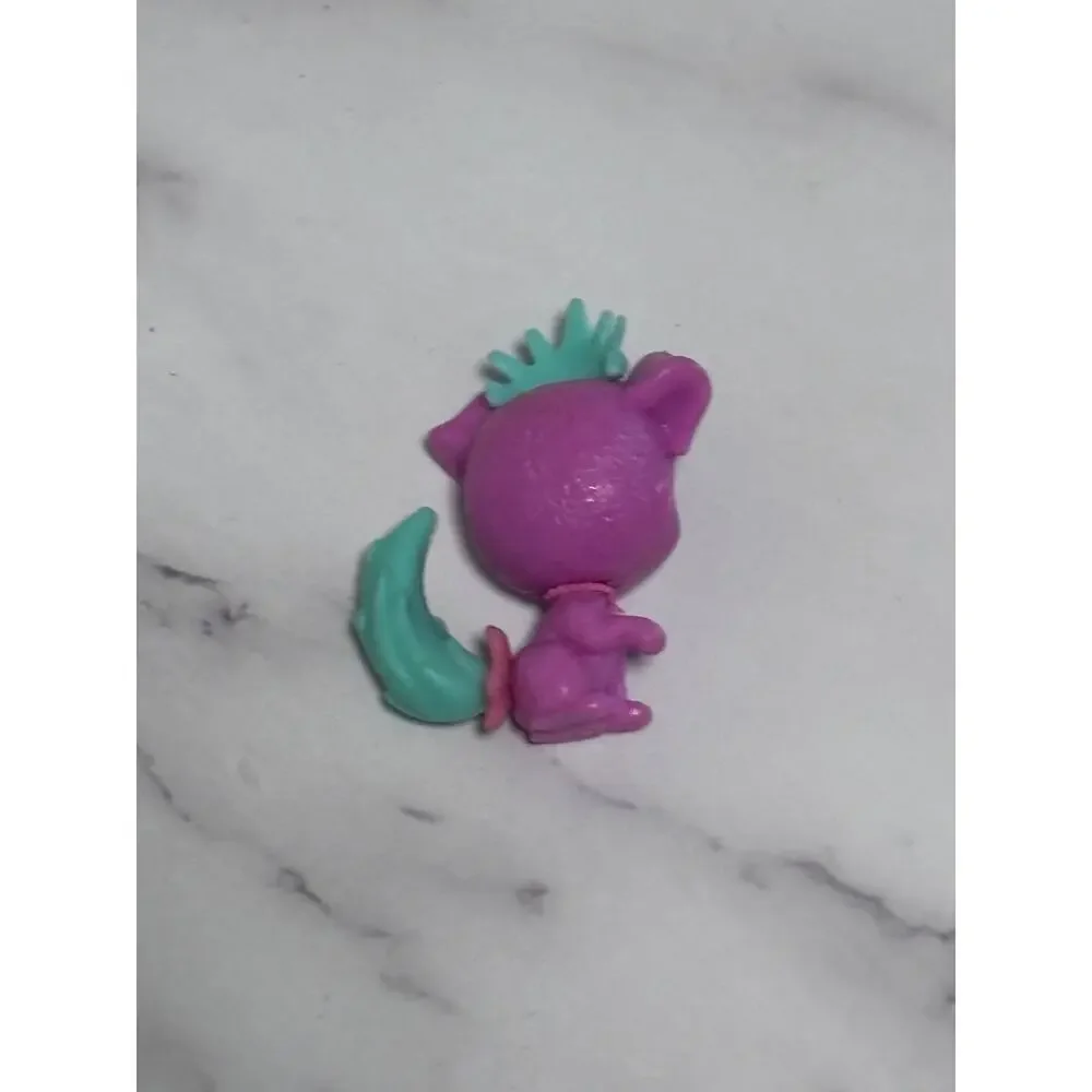 Littlest Pet Shop Princess Pink Dog with Green Crown Mini 1.5